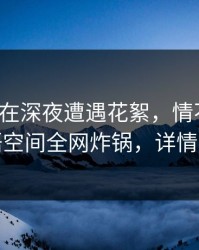 神秘人在深夜遭遇花絮，情不自禁，秘语空间全网炸锅，详情曝光